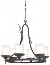  2756-694 - 6 LIGHT OUTDOOR CHANDELIER