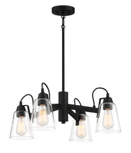  3994-66A - 4 LIGHT CHANDELIER