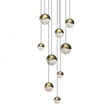  2916.14-AST - 9-Light Round Assorted LED Pendant