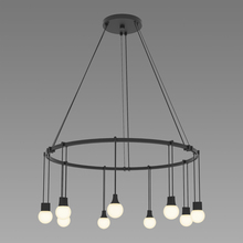  S1E24K-JC06XX09-RP03 - 24" Single Ring with Ball Luminaires