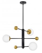  83573BK - Medium Adjustable Multi Tier Chandelier