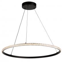  AC6712BK - Nova 30W LED Pendant Black