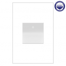  ASPD1532W4 - adorne® 15A Paddle Switch, White, with Microban®