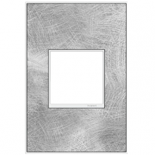  AWM1G2SP4 - adorne® Spiraled Stainless One-Gang Screwless Wall Plate