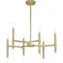  P400339-191 - Arya Collection Twelve-Light Brushed Gold Luxe Chandelier