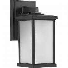 P560289-031 - Trafford Non-Metallic Lantern Collection  One-Light Textured Black Frosted Shade Traditional Outdoor