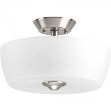  P350060-009 - Leap Collection Two-Light 14" Semi-Flush Mount