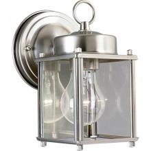  P5607-09 - Flat Glass Lantern One-Light Wall Lantern