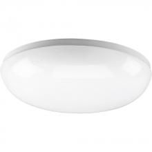  P7383-30 - Two-Light 14" Round Cloud CFL Close-to-Ceiling