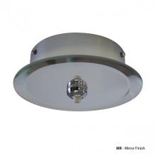 WAC US QMP-G1RN-MR - Round Mirrored Quick Connect Canopy