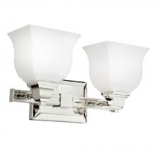  10659PN - Two Light Polished Nickel Vanity