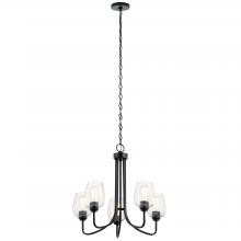  44377BKCS - Chandelier 5Lt