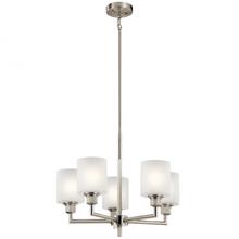  52283NI - Lynn Haven™ 5 Light Chandelier Brushed Nickel