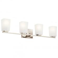  55018PN - Roehm™ 4 Light Vanity Light Polished Nickel