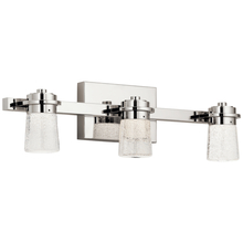  85070PN - Vada 3000K LED 3 Light Vanity Light Polished Nickel