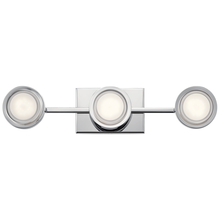  85077CH - Harlaw 3000K LED 3 Light Vanity Light Chrome