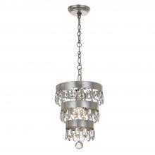  6103-SA - Perla 1 Light Antique Silver Mini Pendant