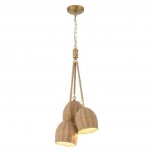  JAC-10507-SG - Jace 3 Light Soft Gold Pendant