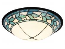  TH15477LED - Green Leaves Dome Flush Mount