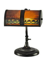  TA100682 - Egyptian Mica and Tiffany Desk Lamp
