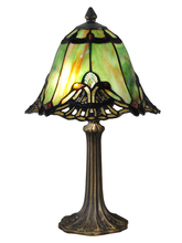  TA15057 - Green Haiawa Tiffany Accent Table Lamp