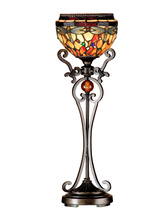  TB13067 - Briar Dragonfly Tiffany Uplight Table Lamp