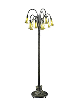  TF15129 - 12-Light Gold Lily Floor Lamp