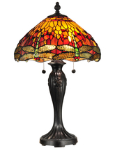  TT12269 - Reves Dragonfly Tiffany Table Lamp