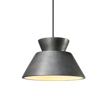 Justice Design Group CER-6420-ANTS-DBRZ-BKCD - Trapezoid 1-Light Pendant