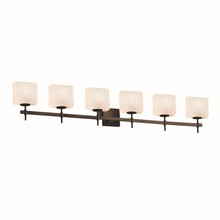  FSN-8416-55-RBON-DBRZ - Union 6-Light Bath Bar