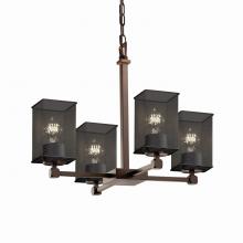  MSH-8420-15-DBRZ - Tetra 5-Light Chandelier