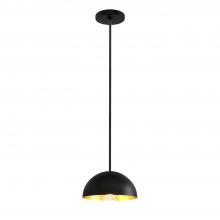  NSH-9840-CBGD - Elias 9" 1-Light Dome Pendant