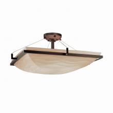  PNA-9782-25-WAVE-DBRZ - 24" Square Semi-Flush Bowl w/ Ring