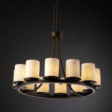  POR-8763-10-BANL-NCKL - Dakota 12-Light Ring Chandelier (Tall)