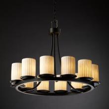  POR-8768-10-BANL-NCKL - Dakota 12-Light Ring Chandelier (Short)