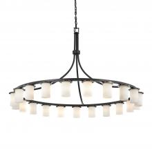  CLD-8736-10-MBLK-LED21-14700 - Dakota Downlight 21-Light 1-Tier LED Chandelier