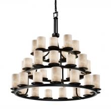  CLD-8712-10-DBRZ-LED36-25200 - Dakota 36-Light 3-Tier Ring LED Chandelier