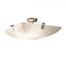  CLD-9612-25-NCKL-LED5-5000 - 24" LED Semi-Flush Bowl w/ U-Clips