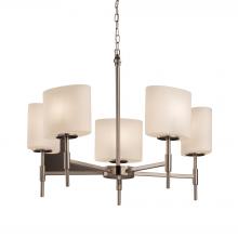  FSN-8410-30-OPAL-NCKL - Union 5-Light Chandelier