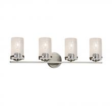  FSN-8454-10-SEED-NCKL - Atlas 4-Light Bath Bar