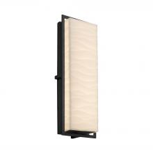  PNA-7564W-WAVE-MBLK - Avalon Large ADA Outdoor/Indoor LED Wall Sconce