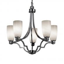  FSN-8500-10-OPAL-CROM - Argyle 5-Light Chandelier