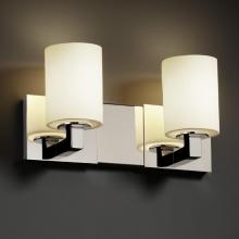  FSN-8922-15-OPAL-ABRS - Modular 2-Light Bath Bar