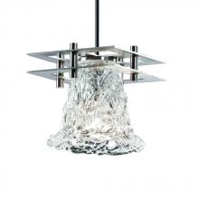  GLA-8165-20-LACE-NCKL-BKCD-LED1-700 - Metropolis 1-Light Small LED Pendant (2 Flat Bars)