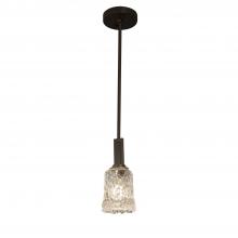  GLA-8445-16-CLRT-DBRZ-LED1-700 - Era 1-Light LED Mini-Pendant