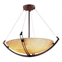  PNA-9722-35-BMBO-DBRZ - 24" Pendant Bowl w/ Crossbar