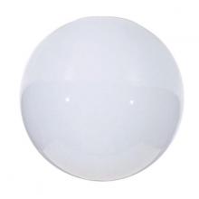  50/156 - Blown Glossy Opal Neckless Ball Shade; Diameter 12 inch; Opening 5-1/4 inch