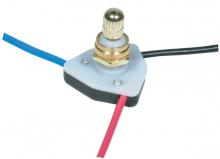  80/1140 - Hi-Low Metal Rotary Switch With Diode; 2 Circuit; 6A-125V, 3A-250V Rating; On-Off Function; Brass