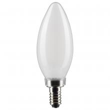  S21830 - 5.5 Watt B11 LED; Frosted; Candelabra Base; 2700K; 500 Lumens; 120 Volt; 2-Pack