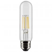  S21862 - 5.5 Watt T10 LED; Clear; Medium Base; 2700K; 450 Lumens; 120 Volt; 2-Pack